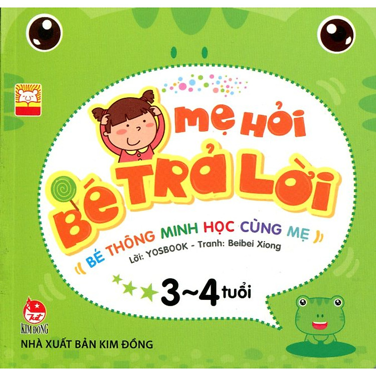 Sách Mẹ Hỏi Bé Trả Lời (Từ 3 - 4 Tuổi)
