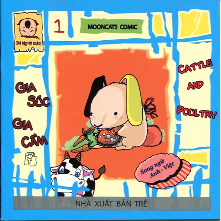 Sách Bé Tập Tô Màu Tập 1 - Gia Súc Gia Cầm