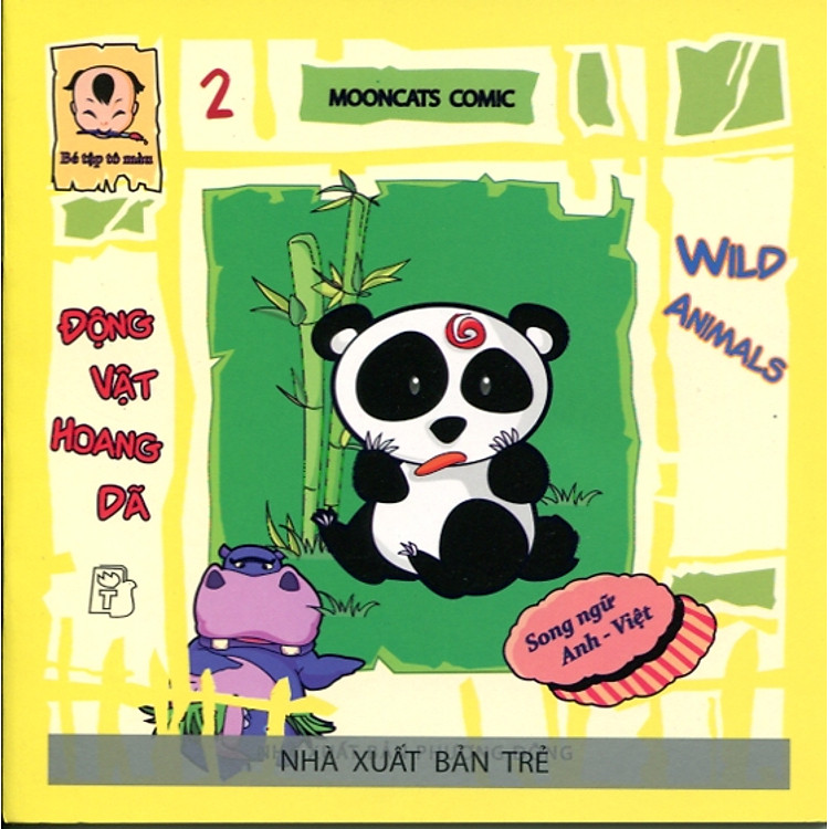 Sách Bé Tập Tô Màu Tập 2 - Động Vật Hoang Dã