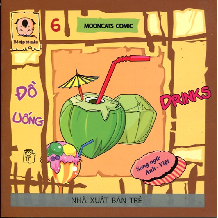 Sách Bé Tập Tô Màu Tập 6 - Đồ Uống