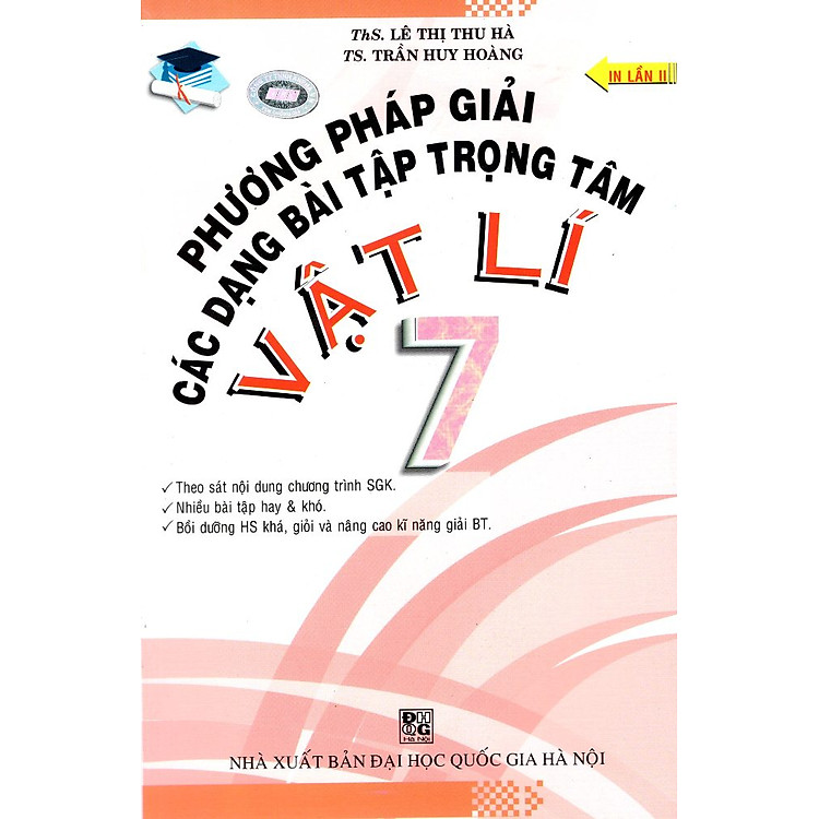 Sách Phương Pháp Giải Các Dạng Bài Tập Trọng Tâm Vật Lí Lớp 7
