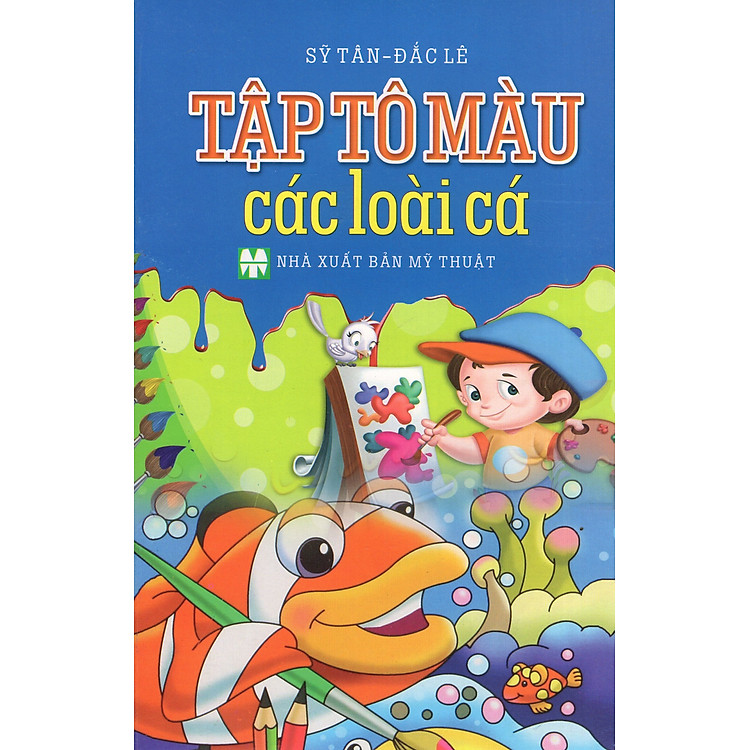 Sách Tập Tô Màu Các Loài Cá