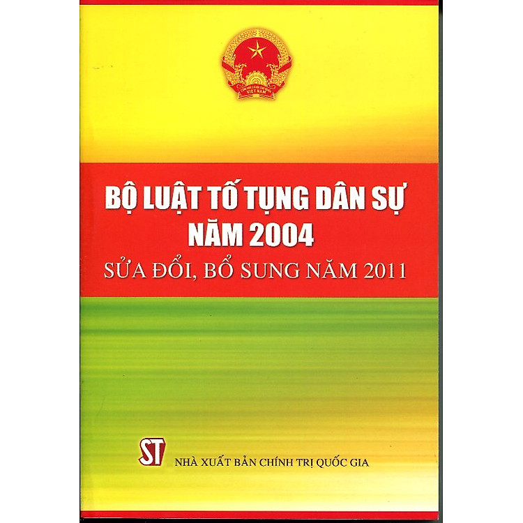Sách Bộ Luật Tố Tụng Dân Sự Năm 2004 Sửa Đổi, Bổ Sung Năm 2011
