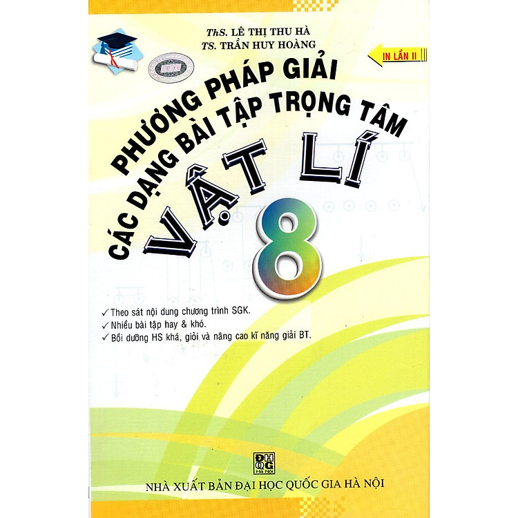 Sách Phương Pháp Giải Các Dạng Bài Tập Trọng Tâm Vật Lí Lớp 8