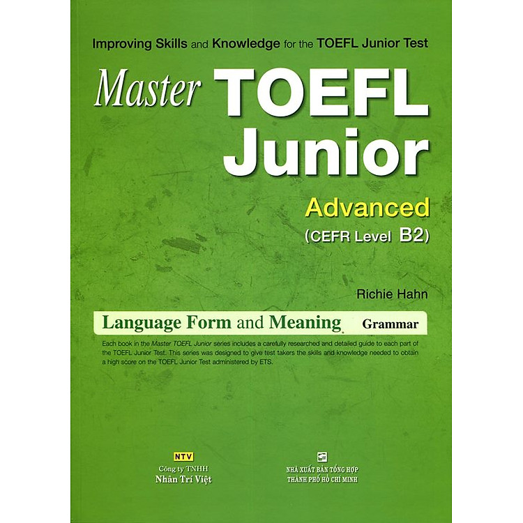 Master TOEFL Junior Advanced Cefr Level B2