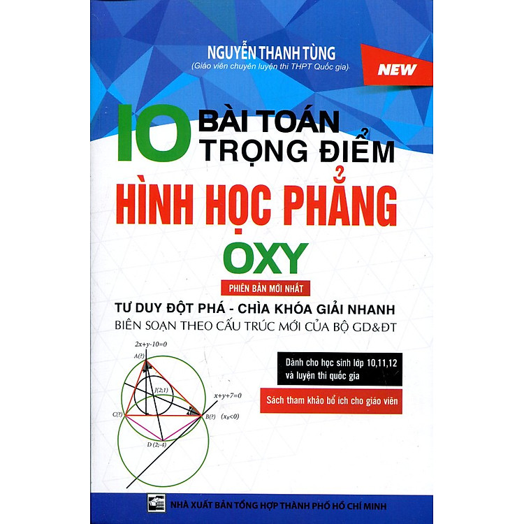 Sách 10 Bài Toán Trọng Điểm Hình Học Phẳng Oxy (Phiên Bản Mới Nhất)