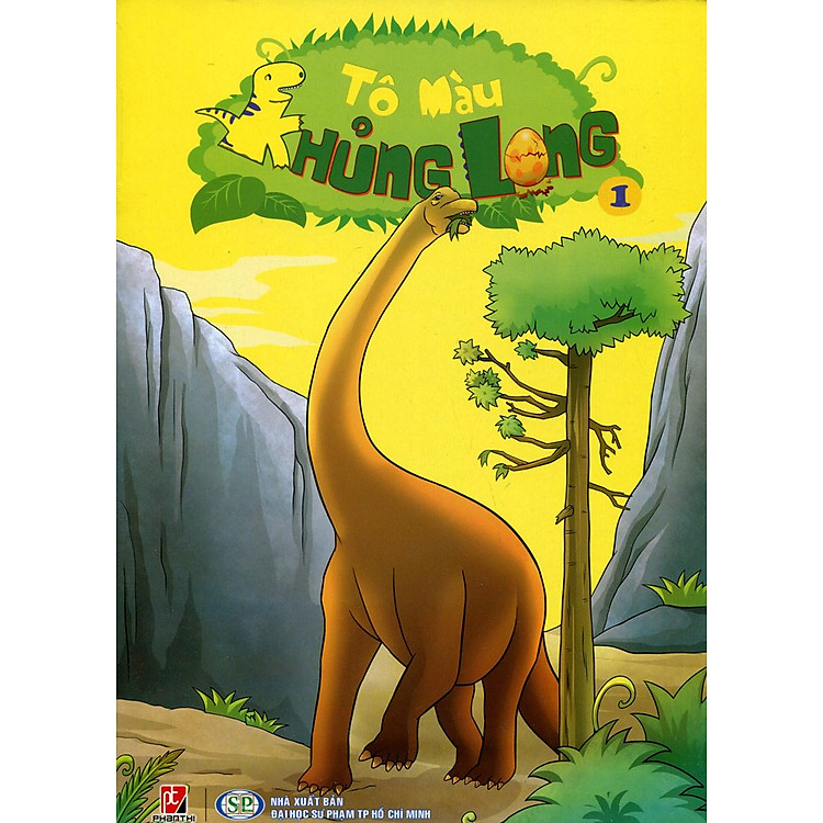 Sách Tô Màu Khủng Long (Tập 1)