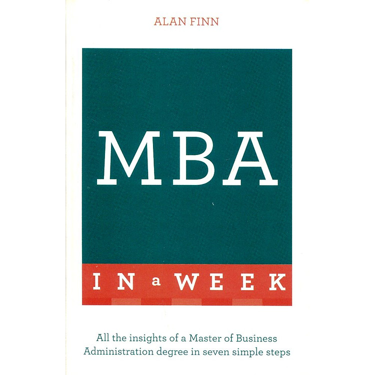 Sách MBA In A Week - Paperback