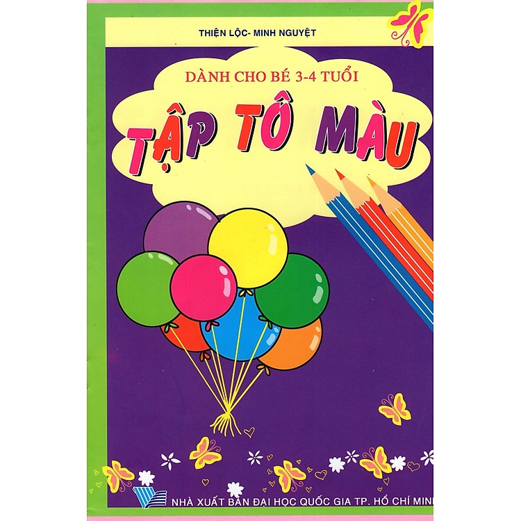 Sách Tập Tô Màu (Dành Cho Bé 3 - 4 Tuổi)
