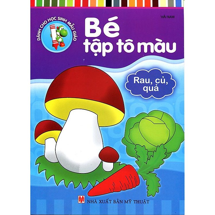 Sách Bé Tập Tô Màu - Rau, Củ, Quả