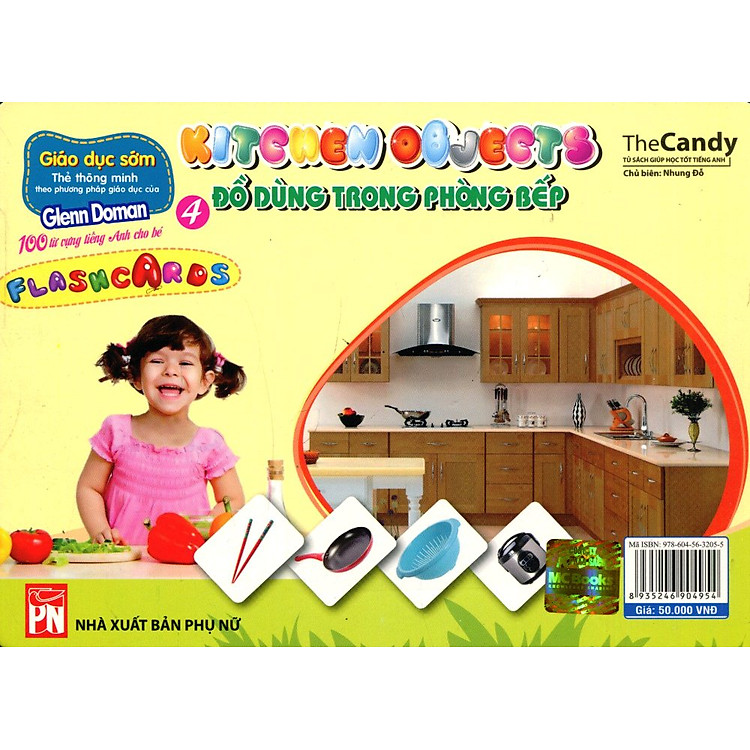 Flashcard Dạy Trẻ Theo Phương Pháp Glenn Doman - Đồ Dùng Trong Phòng Bếp