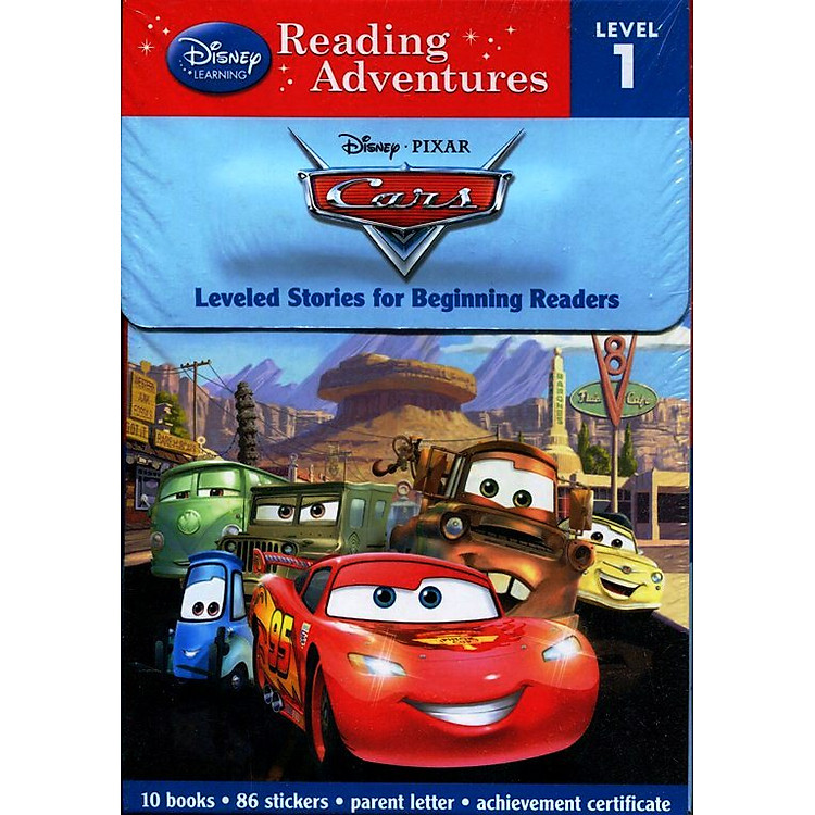 Sách Reading Adventures Cars Level 1 Boxed Set