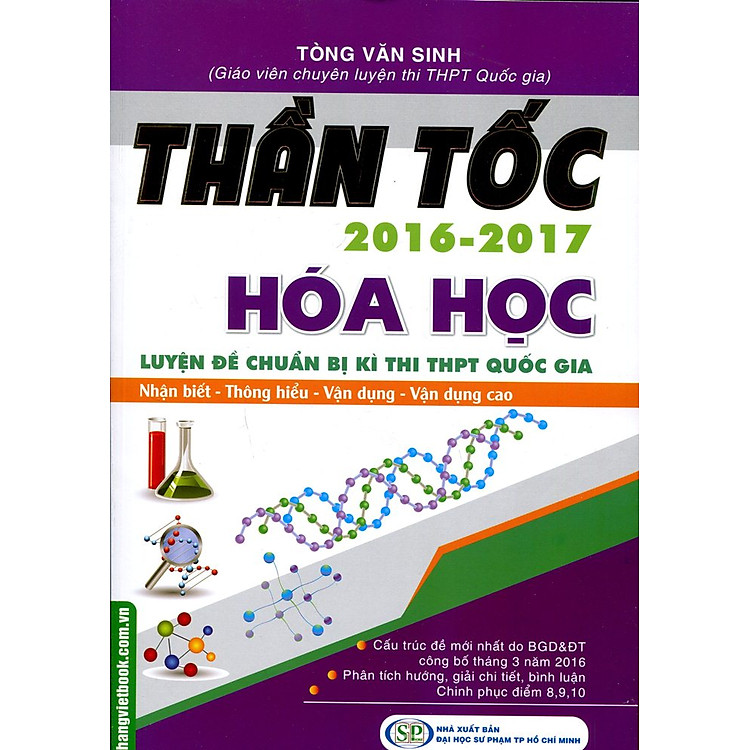 Sách Thần Tốc Luyện Đề Chuẩn Bị Kì Thi THPT Quốc Gia Hóa Học 2016 - 2017