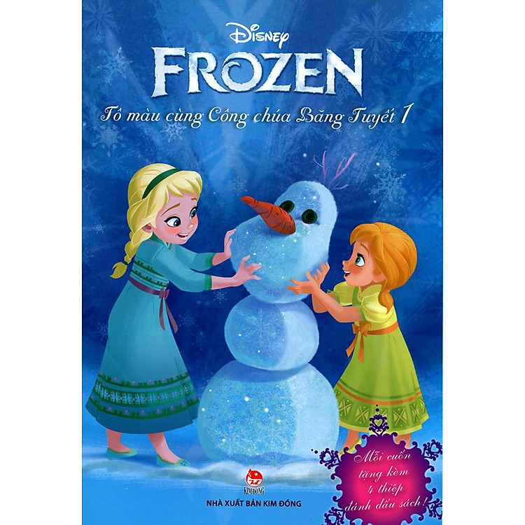 Sách Frozen - Tô Màu Cùng Công Chúa Băng Tuyết (Tập 1)