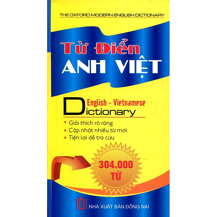 Từ Điển Anh - Việt (304.000 Từ)