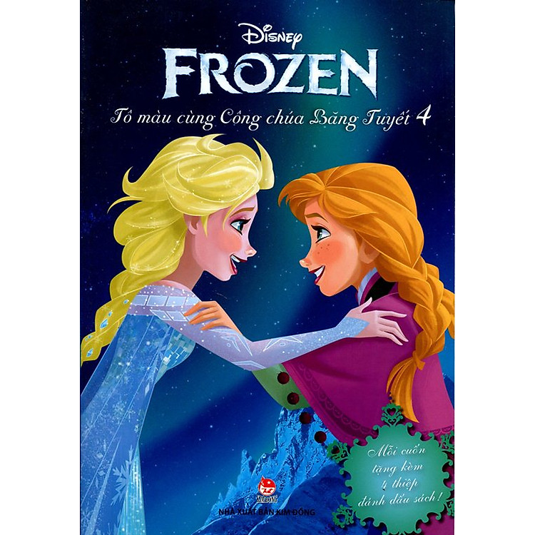 Sách Frozen - Tô Màu Cùng Công Chúa Băng Tuyết (Tập 4)