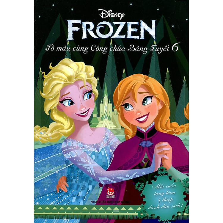 Sách Frozen - Tô Màu Cùng Công Chúa Băng Tuyết (Tập 6)