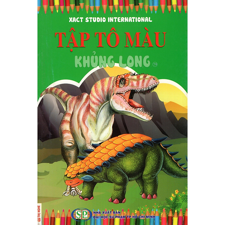 Sách Tập Tô Màu: Khủng Long (79)