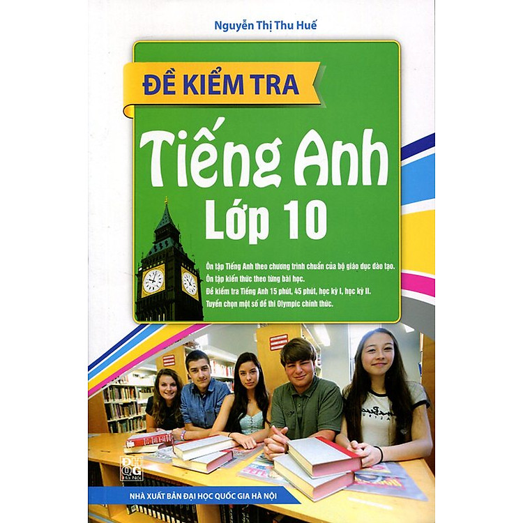 Sách Đề Kiểm Tra Tiếng Anh Lớp 10