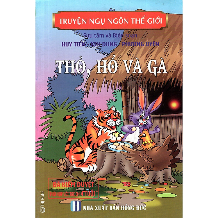 Truyện Ngụ Ngôn Thế Giới - Thỏ, Hổ Và Gà