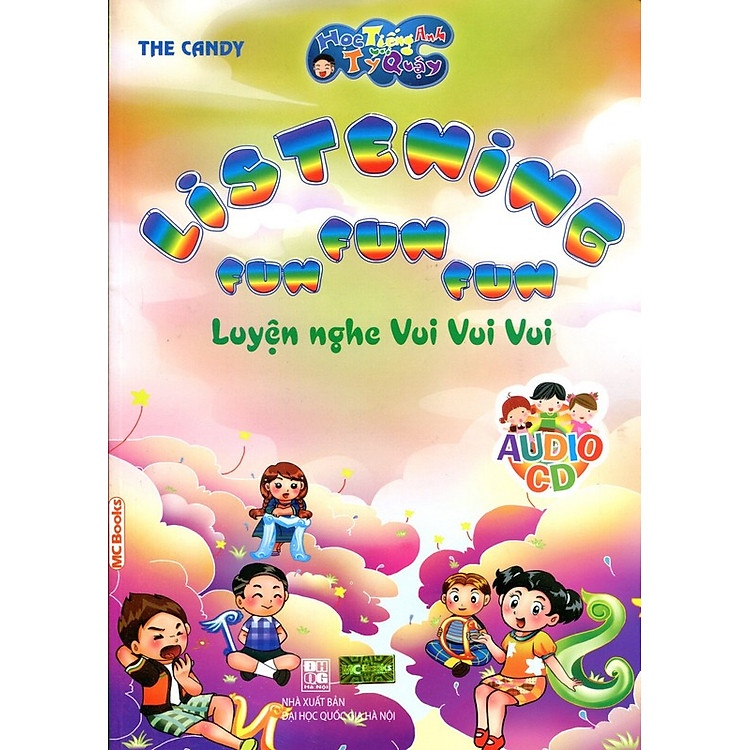 Sách Học Tiếng Anh Với Tý Quậy - Luyện Nghe Vui Vui Vui