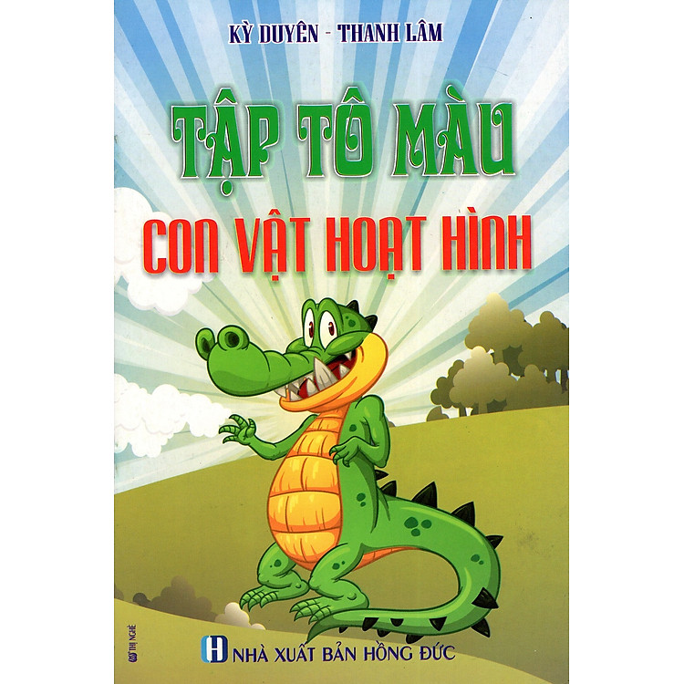 Sách Tập Tô Màu: Con Vật Hoạt Hình