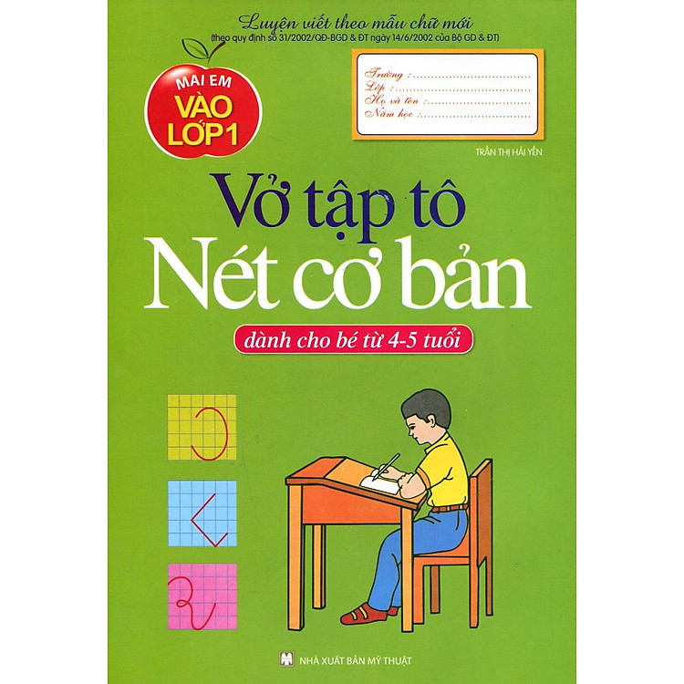 Sách Mai Em Vào Lớp 1 - Vở Tập Tô Nét Cơ Bản