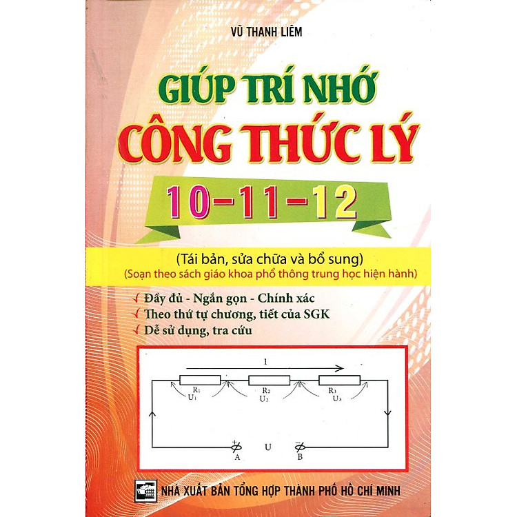 Sách Giúp Trí Nhớ Công Thức Lý 10 - 11- 12