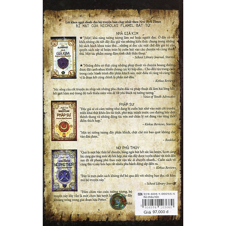 Kẻ Chiêu Hồn - Bí Mật Của Nicholas Flamel Bất Tử - Ảnh 2