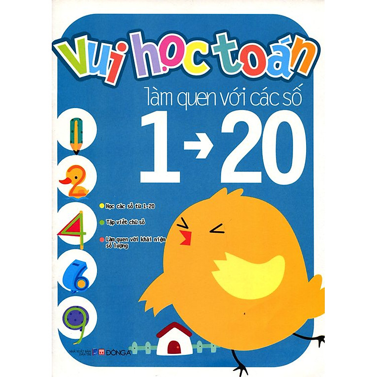 Sách Vui Học Toán - Làm Quen Với Các Số 1 -20