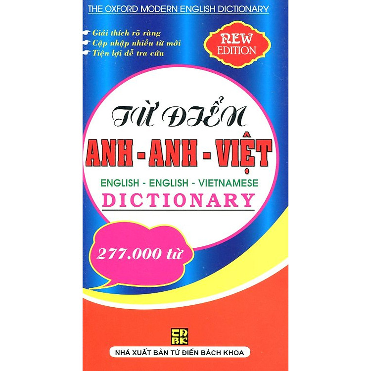 Từ Điển Anh - Anh - Việt 277.000 Từ