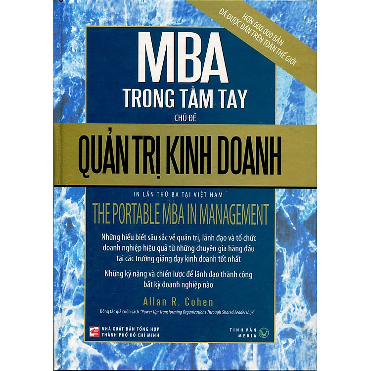 Sách MBA Trong Tầm Tay - Chủ Đề Quản Trị Kinh Doanh (Tái Bản 2016)