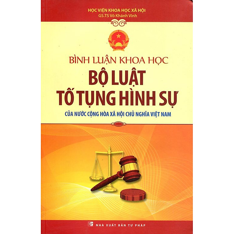Sách Bình Luận Khoa Học Bộ Luật Tố Tụng Hình Sự