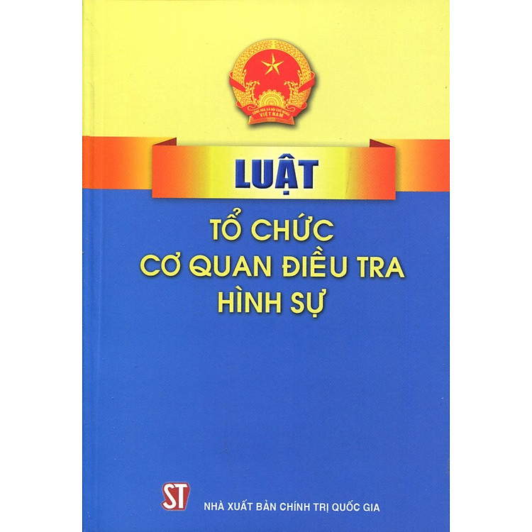 Sách Luật Tổ Chức Cơ Quan Điều Tra Hình Sự