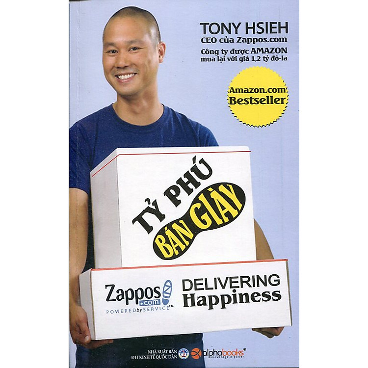 Sách Tỷ Phú Bán Giày (Delivering Happiness)