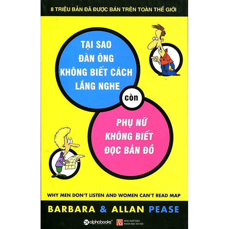 Sách Tại Sao Đàn Ông Không Biết Cách Lắng Nghe Còn Phụ Nữ Không Biết Đọc Bản Đồ