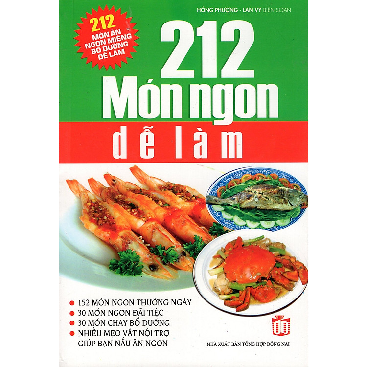 Sách 212 Món Ngon Dễ Làm