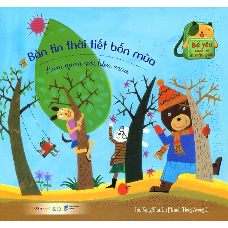 Sách Bé Yêu Chuẩn Bị Đi Mẫu Giáo - Bản Tin Thời Tiết Bốn Mùa