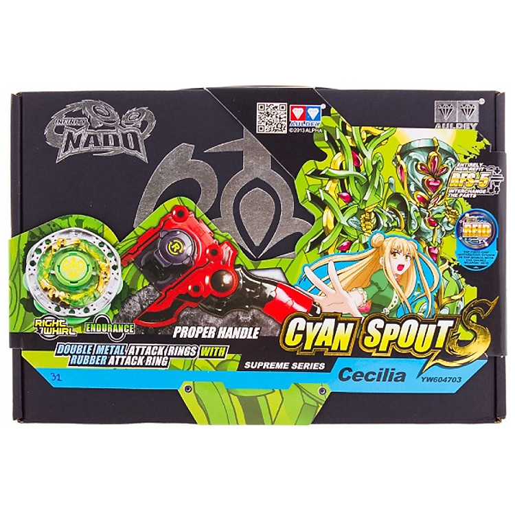 Đồ Chơi Auldey Dù Băng Xanh Lam - YW604703 - Siêu Hạng