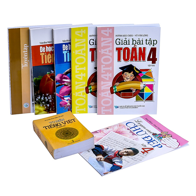 Combo Sách Học Tốt Lớp 4 (Trọn Bộ 6 Cuốn - Tặng Kèm 1 Cuốn Sách: Từ Điển Tiếng Việt)