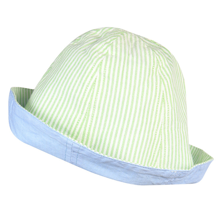 Nón Trẻ Em 6 Múi Ninh Khương Họa Tiết Sọc 274 - Xanh Lá