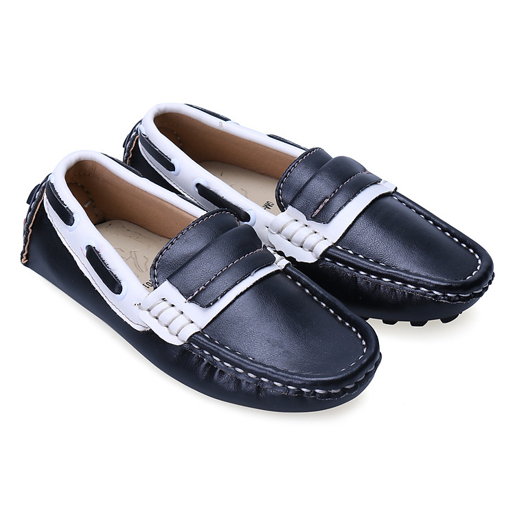 Giày Mọi Bé Trai AZ79 BTM0195001 - Trắng Đen