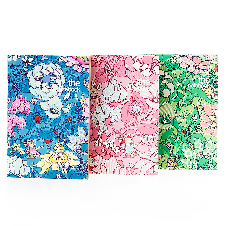 Bộ Ba Sổ Tay Vintage Hoa