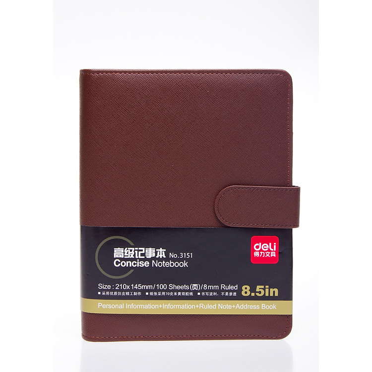 Sổ Deli Cỡ Lớn (21 x 14.5 cm) - 3151