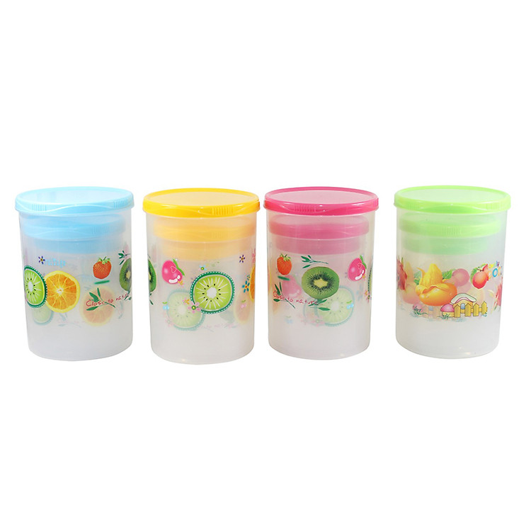 Bộ 3 Hủ Nhựa Có Nắp PL.02-005