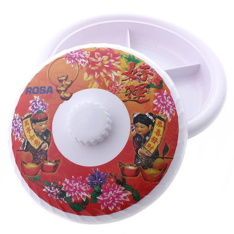 Khay Mứt Tròn Rosa (23cm)