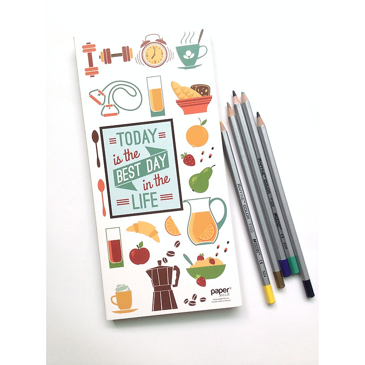 Sổ Tay Kraft Papermix - Today Is The Best Day In The Life