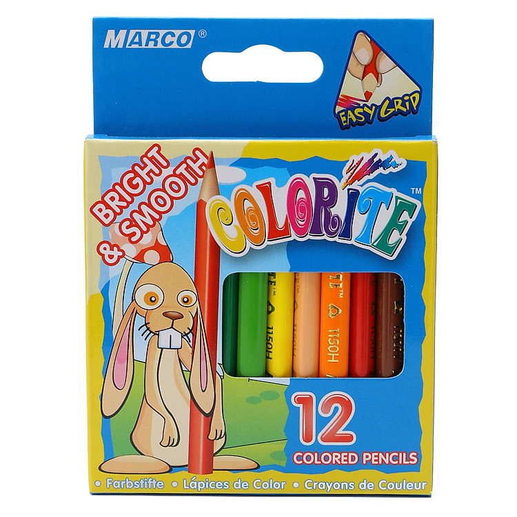 Bộ 12 Bút Chì Màu Ngắn Trẻ Em 1150H-12CB (Hộp Giấy)