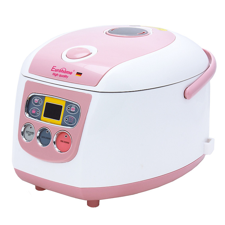 Nồi Cơm Điện Tử Eurohome ERC-208 - 1.8L (Trắng Hồng) - Hàng chính hãng