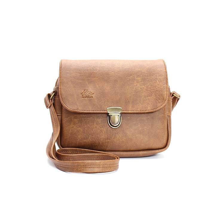 Túi Đeo Chéo LATA HN07 - Da Bò Nhạt